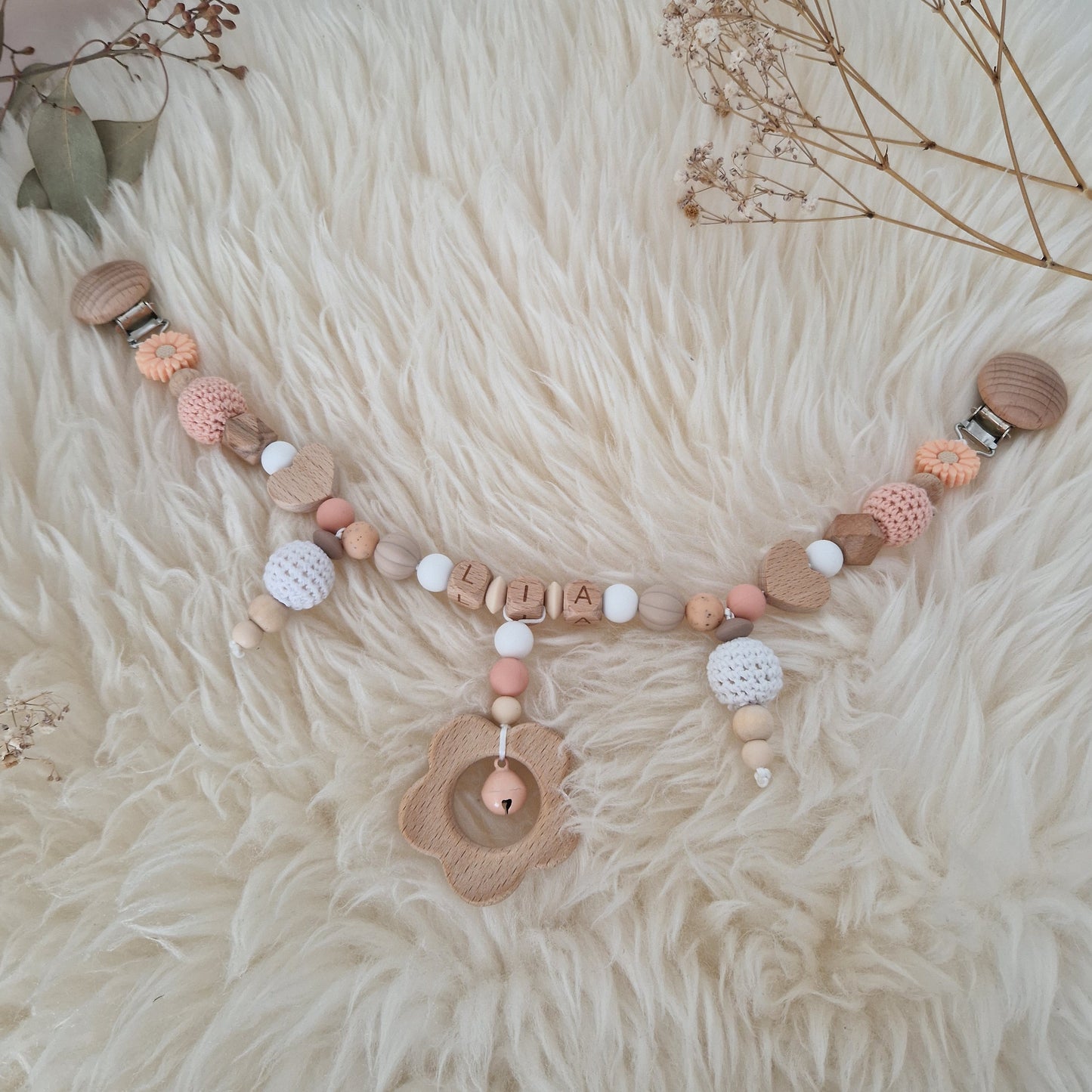 Kinderwagenkette Blume