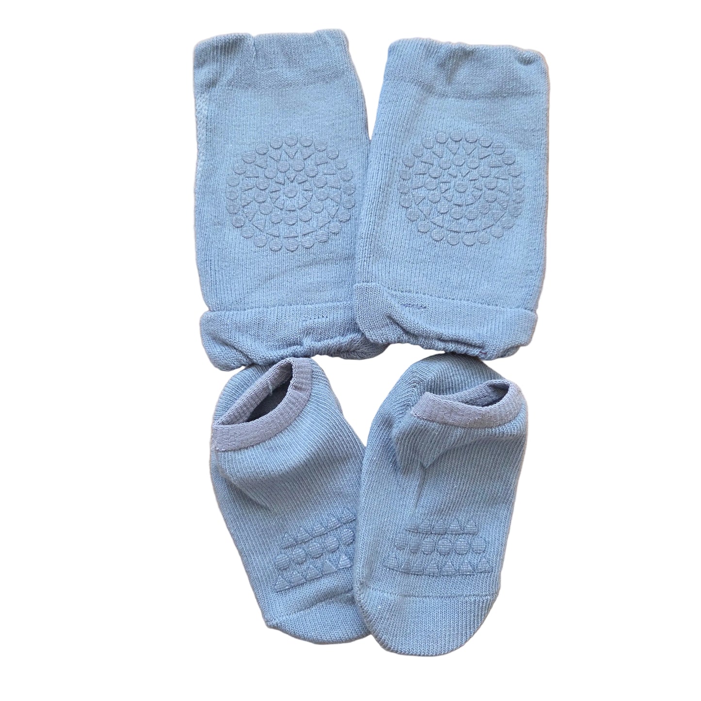 rutschfeste Baby-Knieschoner mit Socken
