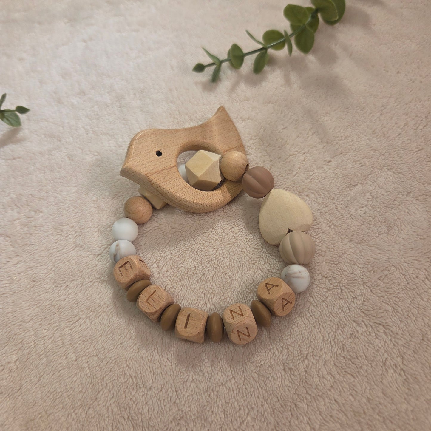 Set Nuggikette & Greifling - lovely brown