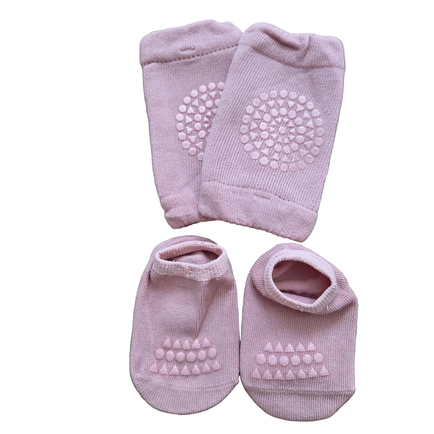 rutschfeste Baby-Knieschoner mit Socken