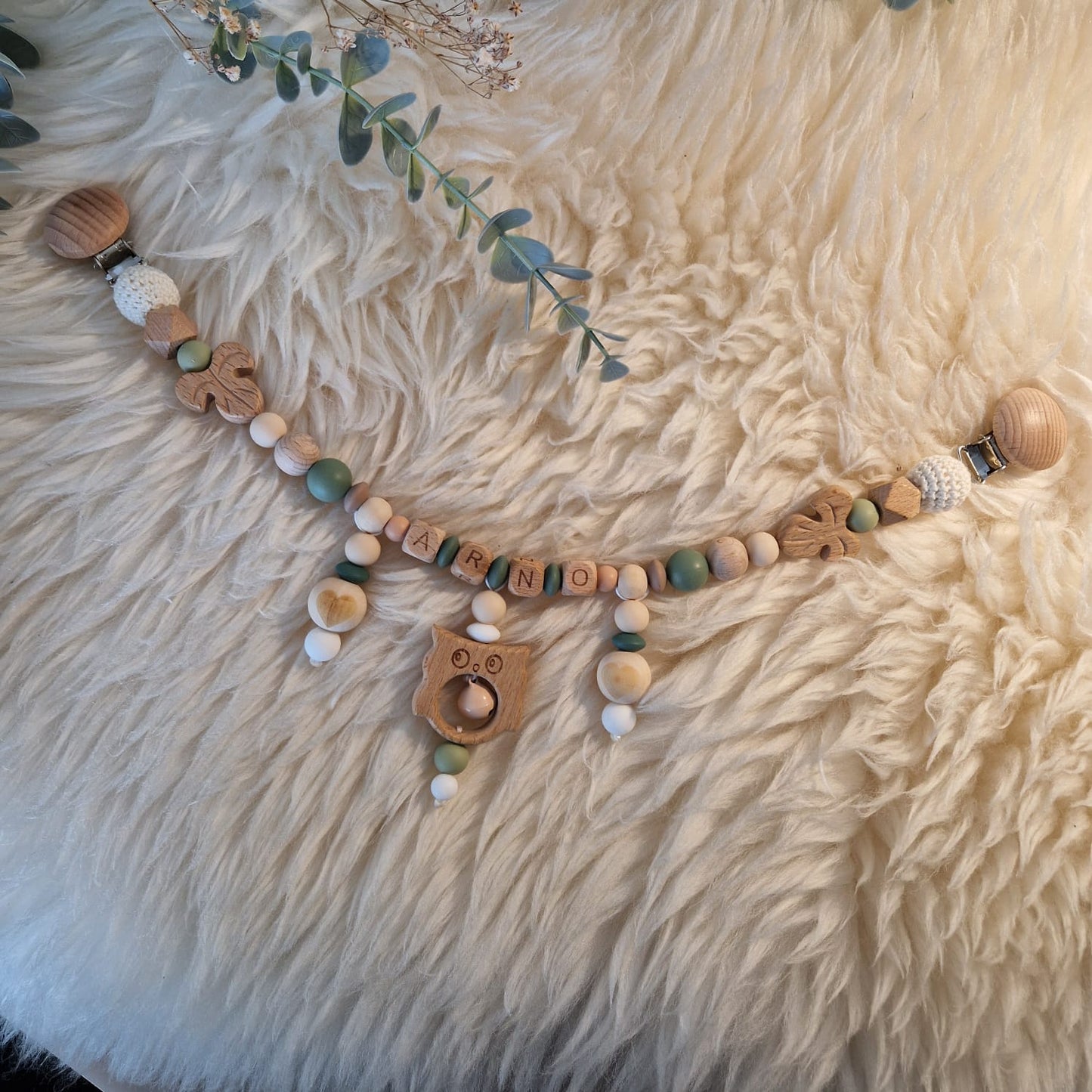 Kinderwagenkette Eule